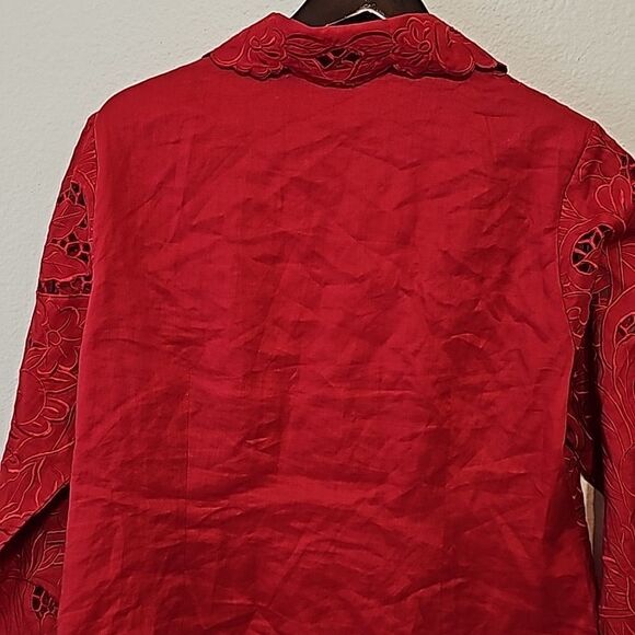 Lino usa eyelet jacket xl - Picture 4 of 10